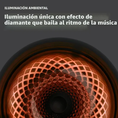 Miniatura 5 de Harman Kardon Aura Studio 4 - Altavoz Bluetooth para el hogar - Rendimiento de sonido superior - 5 temas de iluminación con efecto diamante