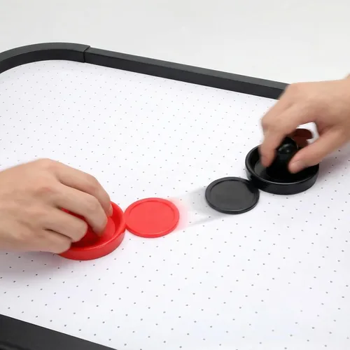 Miniatura 3 de TIESOME Discos de hockey de 2.5 pulgadas, 8 piezas de discos profesionales de hockey de aire para mesa de hockey de aire compatibles con empujadores