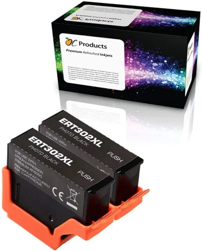 Miniatura 2 de Cartucho de tinta remanufacturado de repuesto para Epson 302 302XL para Expression Premium XP-6000 XP-6100 (negro)