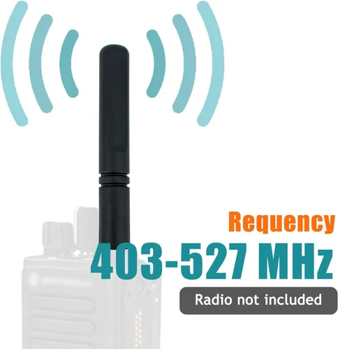 Miniatura 3 de 403-527 MHz UHF MAE4071 Antena rechoncha compatible para Motorola XPR7350 XPR7550 XPR3300 XPR3500 XPR3000 XPR3000e XPR7000 XPR7000e Radio