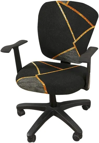 Miniatura 19 de Jinzio Funda para silla de oficina de computadora, tela protectora dividida y elástica, de poliéster, universal, para escritorio, para silla