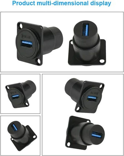 Miniatura 5 de Toronce D R Series USB3.0 Conector de montaje en panel de paso (USB3.0)