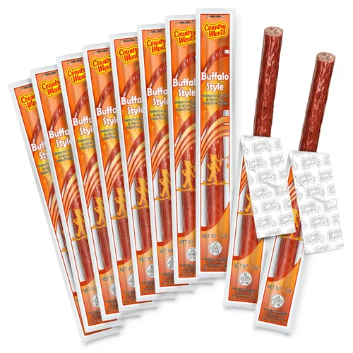 Miniatura 7 de Country Meats - Palitos de carne, 0 grasas trans, bajo en carbohidratos, alta proteína, botanas keto, idóneas para alimentación keto