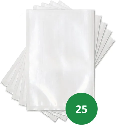 Miniatura 2 de Smelly Proof Bolsas al vacío, fabricadas en EE. UU., 25 bolsas de 8 x 12 pulgadas, bolsas selladoras al vacío de 4 mil sin BPA para alimentos