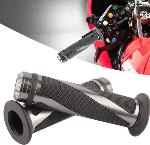 Miniatura 7 de Empuñaduras de mano para motocicleta de 7/8 pulgadas, gel compatible con Sportster 883 Street Bike Dirt Bike Cruiser y chopper