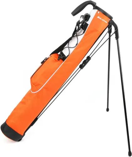 Miniatura 10 de Orlimar Pitch 'n Putt - Bolsa de golf ligera con soporte, diseño de transporte ultraligero, divisor bidireccional, correa para el hombro, bolsa