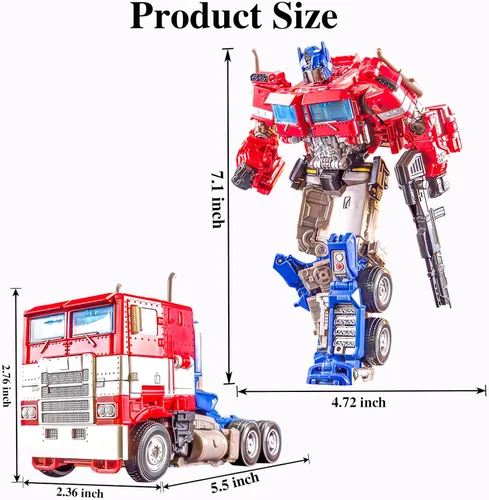 Miniatura 2 de Juguete robot deformante – Emocionantes juguetes de robot de coche deformado, juguetes robots perfectos para niños, figura de acción de coche rojo