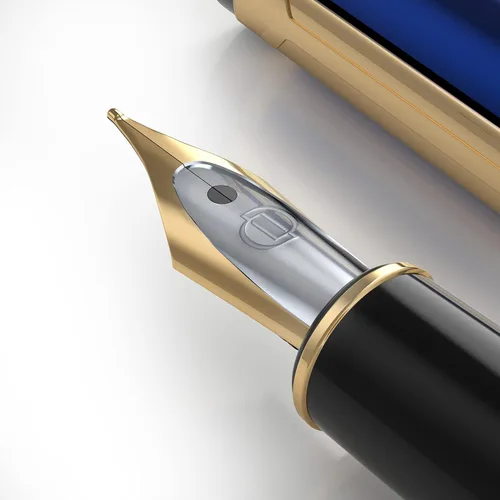 Miniatura 7 de Pluma estilográfica Dryden Luxury, clásica y moderna, de colección ejecutiva y vintage, idea de regalo de negocios y para la caligrafía, Azul Azul