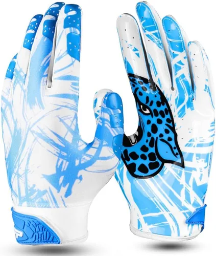 Miniatura 9 de Guantes de fútbol de la serie Cheetah Rapid Strike Series, libera velocidad, agarre supremo, rendimiento duradero para adultos, niños y jóvenes