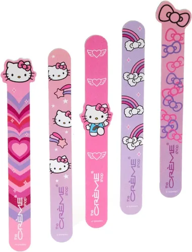 Miniatura 2 de The Creme Shop x Hello Kitty Y2K Collection Totally Cute! Limas de uñas – Doble cara para dar forma – Grano extrafino – Larga duración