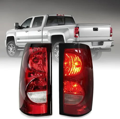 Miniatura 8 de Silverado - Luces traseras compatibles con Chevy Silverado 2003-2006 1500/1500HD 2500/2500HD 3500 para el lado del conductor y del pasajero