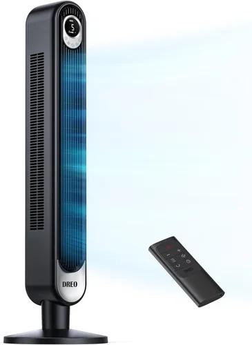 Miniatura 5 de Dreo Ventilador de pie con control remoto, ventilador de torre con control remoto, ventiladores oscilantes para dormitorio y hogar
