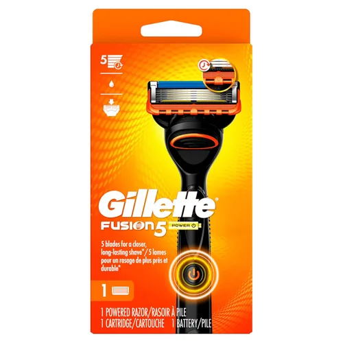 Miniatura 9 de Gillette Fusion5 Power Razor para hombres, 1 mango de maquinilla de afeitar Gillette Power + 1 repuesto de cuchilla