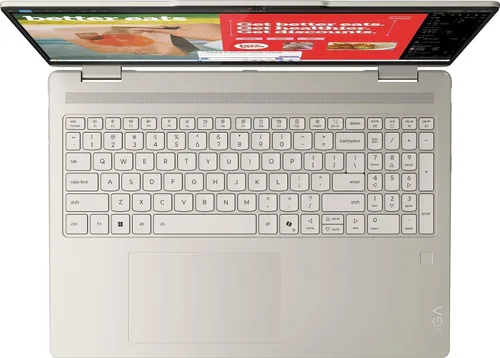 Miniatura 5 de Lenovo Yoga 7 Laptop 2 en 1 de 16" pantalla táctil 2K, AMD Ryzen AI 5 340 hasta 4.8GHz, 16GB LPDDR5X, 1TB SSD, WiFi 7, teclado retroiluminado