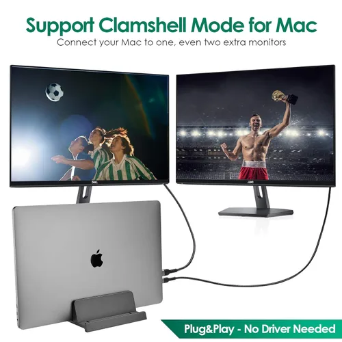 Miniatura 5 de Cable USB C a DisplayPort de 6.5 pies 8K a 60 Hz (4K a 144 Hz/120 Hz, 2K a 240 Hz) Thunderbolt 3 a DisplayPort 1.4 Cable de 32.4 Gbps para iPhone