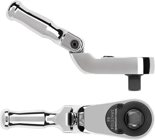 Miniatura 5 de TEKTON Trinquete Corto Plegable sin Liberación Rápida de Accionamiento de 3/8 Pulgadas SRH25104