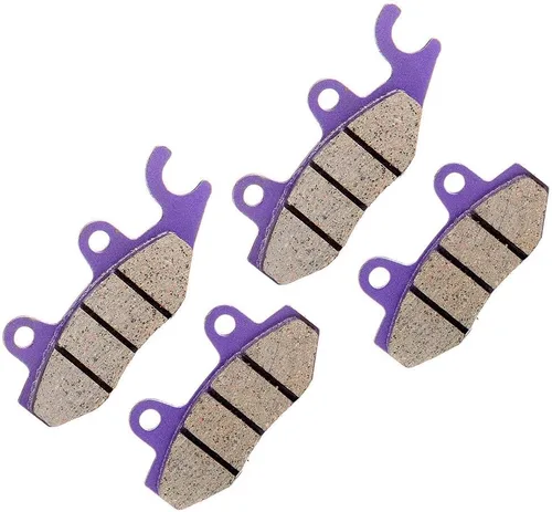 SCITOO FA197 Pastillas de freno para Honda Dream 50R 2004 pastillas de freno delanteras y traseras de fibra de carbono
