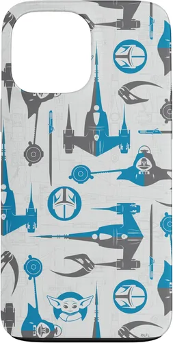 Miniatura 22 de Funda para iPhone 11 Pro Max Star Wars The Mandalorian & Grogu Signets and Starships