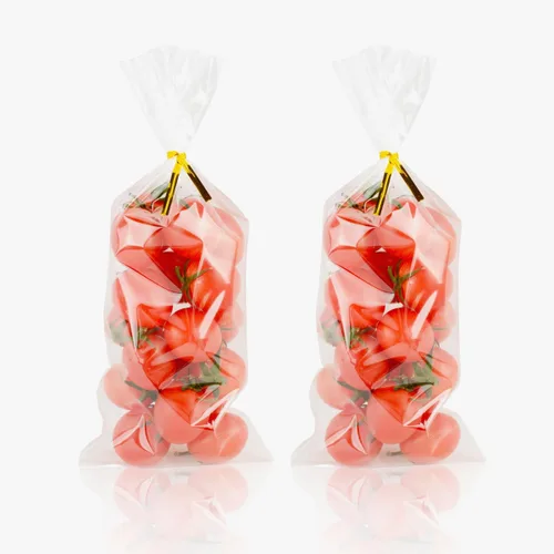 Miniatura 9 de Bolsas transparentes para golosinas, 100 bolsas de celofán, bolsas transparentes para dulces con 100 lazos metálicos para dulces, palomitas de maíz