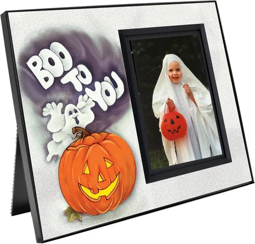 Miniatura 7 de Expressly Yours - Marco de fotos de calabaza "My First Halloween", el primer marco de Halloween del bebé, recuerdo de regalo diseñado