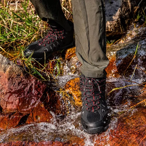 Miniatura 7 de SHULOOK Hiking Boots Men Waterproof Mid Boots Non-Slip LightWeight Comfortable