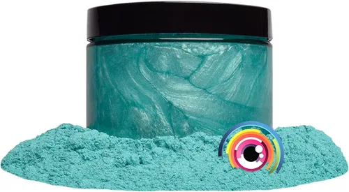 Miniatura 4 de Pigmento en polvo de mica "Chartreuse" (0.88 oz), aditivo multiusos para manualidades Carpintería, bombas de baño naturales, resina, pintura