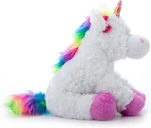 Miniatura 3 de Peluche de unicornio multicolor, de The Petting Zoo (10 pulgadas)