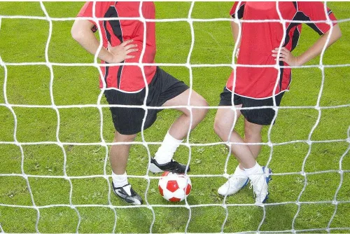 Miniatura 8 de Red de portería de fútbol, repuesto de tamaño completo, red de portero, 12 x 6 pies para entrenamiento de fútbol, jugadores jóvenes y adultos, uso