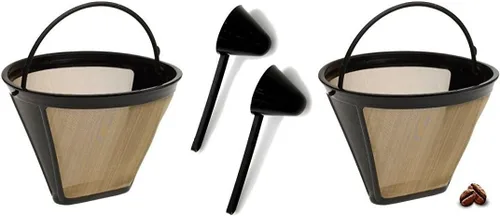 Modern Impressions - Filtro de café permanente de repuesto GTF para CHW-12 con cuchara grande para café