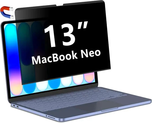 Miniatura 15 de STARY Pantalla de privacidad Macbook Air de 13 pulgadas (2018-2021, M1) y Macbook Pro de 13 pulgadas (2016-2022, M1, M2), magnética extraíble
