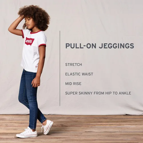 Miniatura 6 de Levi's Baby Girls' Skinny Fit Pull on Jeggings
