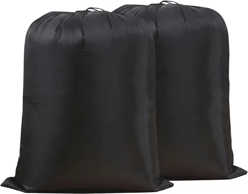 Miniatura 7 de Bolsa de almacenamiento multiusos extragrande para lavandería (27 x 35 pulgadas, negro)
