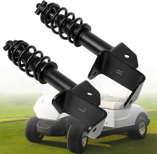 Juego de amortiguadores delanteros Yamaha para carritos de golf Yamaha G29 Drive 2007-2016 para lado del pasajero y del conductor OEM Negro