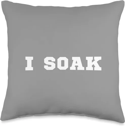 MORMON SOAKING MEANING I SOAK - Almohada (16 x 16 pulgadas), multicolor