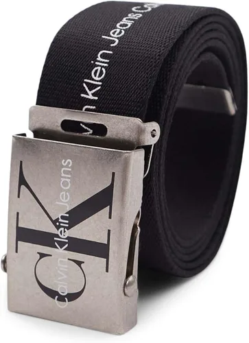 Miniatura 2 de Calvin Klein de los hombres ajustable Firma algodón belt-white