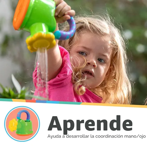 Miniatura 2 de Nuby Regadera de baño o juguete al aire libre para niños pequeños y niños, juego exterior de primavera y verano, a partir de 18 meses, artículos