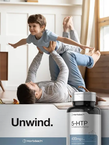 Miniatura 6 de Horbäach Cápsulas 5HTP de 400 mg 120 unidades Suplemento extra fuerte Sin OMG, sin gluten 5 hidroxitriptófano