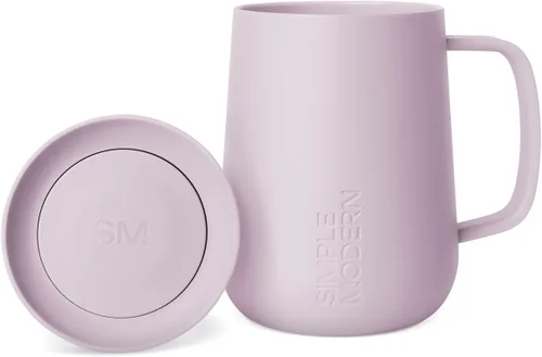 Miniatura 13 de Simple Modern - Taza Voyager Signature Vaso de viaje para café con tapa de 360° y asa Vaso de café helado y té de infusión fría con Abedul