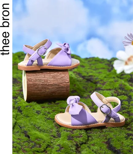 Miniatura 3 de THEE BRON Sandalias cómodas para niñas, zapatos para niños, sandalias rellenas
