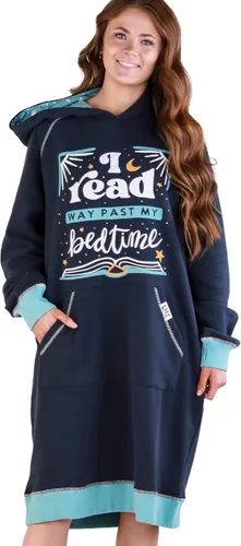 Miniatura 64 de Lazy One Sudadera con capucha de gran tamaño, ropa de dormir cómoda, vestido de suéter para mujer