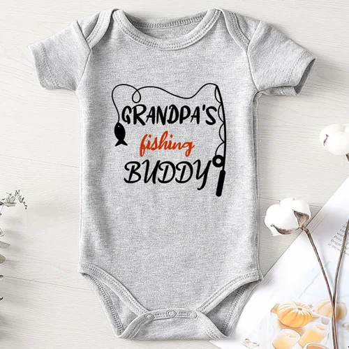 Miniatura 2 de shlrzy Handsome Just Like Dad - Ropa de bebé recién nacido, unisex, divertida, para niñas
