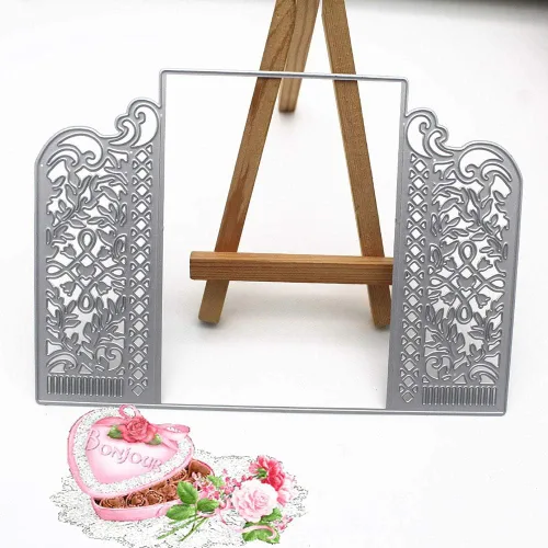 Miniatura 5 de Troqueles de corte de metal con forma de tarjeta 3D, plantillas de grabación en relieve para manualidades, álbumes de recortes, álbum de fotos