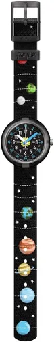 Miniatura 2 de Flik Flak SOLAR SYSTEM Reloj unisex para niños (Modelo ZFPNP097), negro, Negro -, Moderno
