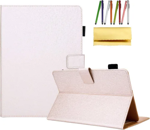Miniatura 8 de Funda universal para tablet de 9.5 a 10.5 pulgadas, con soporte para lápiz capacitivo y ranuras para tarjetas de crédito para iPad de 9.7 pulgadas