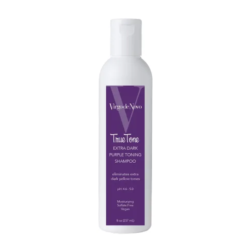 Miniatura 11 de Virgo de Novo Dark Purple Toning Shampoo Neutralizes Yellow & Brassy Tones, Brightens Blonde, Silver & Grey Hair, Sulfate-Free, Color-Safe