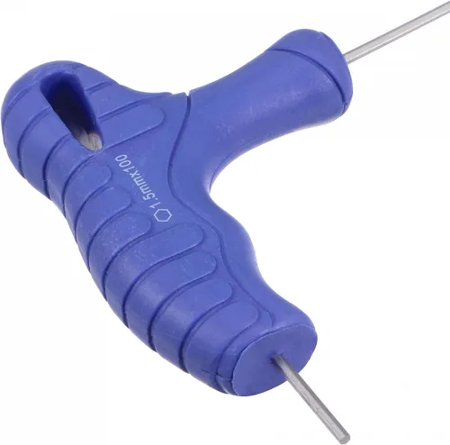 Miniatura 5 de uxcell Llave inglesa con mango en T de llave hexagonal de extremo de bola de 0.059 in, acero métrico CR-V