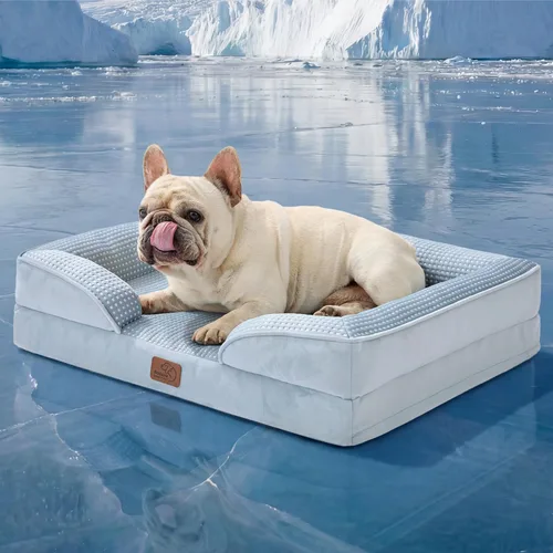 Miniatura 112 de Bedsure Cama ortopédica XL para perros extragrandes, cama lavable para perros y gatos, impermeable, cómodo sofá para perros con funda extraíble
