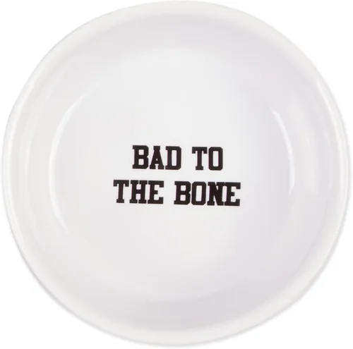 Miniatura 2 de Bone Dry Cuencos de cerámica para alimentos y agua para mascotas antideslizantes para una alimentación segura, menos desordenada, aptos