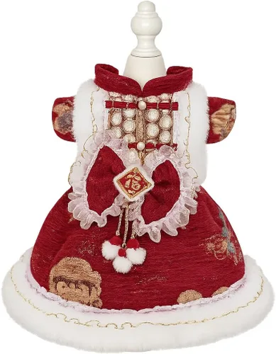 Miniatura 22 de Moda Vestido de Princesa de Chifón para Perro Dulce Cachorro para Perro EXTRAL Pequeño y Perro Pequeño Rosa M
