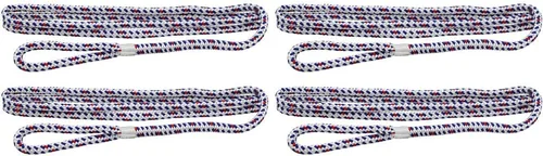 Miniatura 21 de Extreme Max 3006.2168 BoatTector Premium Línea de Guardabarros de Nailon de Doble Trenza Paquete de Valor de 2 - 3/8" x 6', Negro